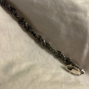 Vintage sterling silver Marcasite bracelet